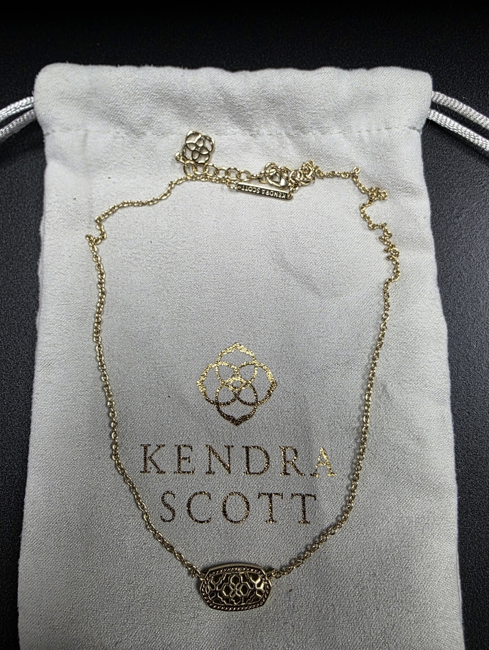 Kendra Scott Elisa Gold Necklace